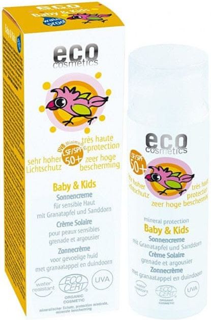 Eco Cosmetics Baby Dětský opalovací krém SPF 50+ BIO 50 ml - obrázek 1
