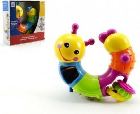 Teddies Housenka chrastítko plast - obrázek 1