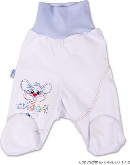 Kojenecké polodupačky, New Baby, malá myška bílomodré velikost 68 - obrázek 1