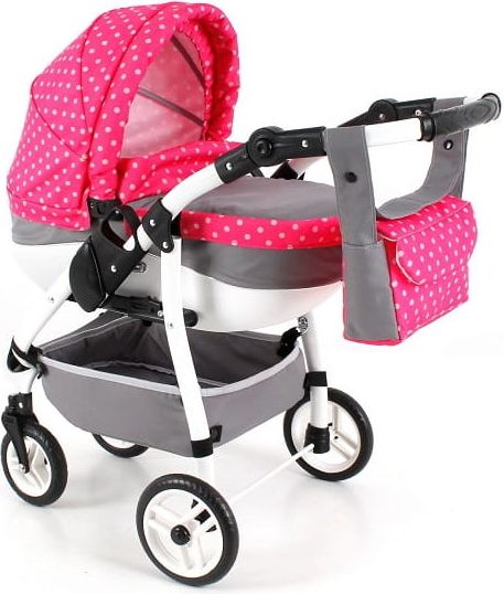 Kočárek Adbor Lily Sport K08 Růžovo-šedá - obrázek 4