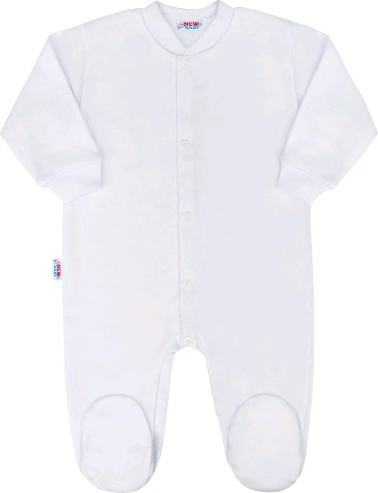 NEW BABY Kojenecký overal New Baby Classic bílý Bílá 68 (4-6m) - obrázek 1
