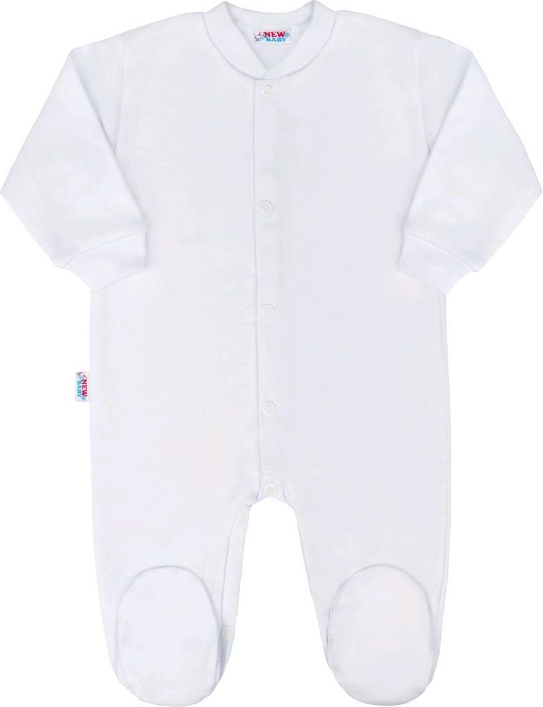 NEW BABY Kojenecký overal New Baby Classic bílý Bílá 68 (4-6m) - obrázek 1