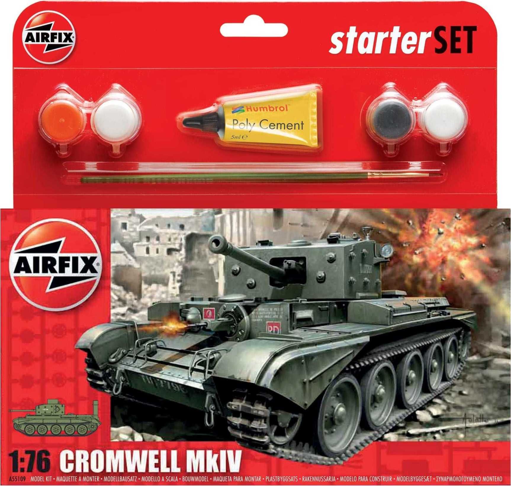 AIRFIX Starter Set tank A55109 - Cromwell Cruiser Tank (1:76) - obrázek 1