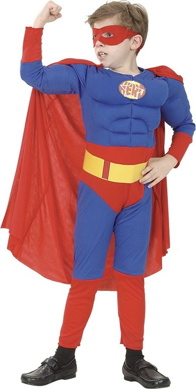 Kostým super hrdina 130-140 cm - obrázek 1