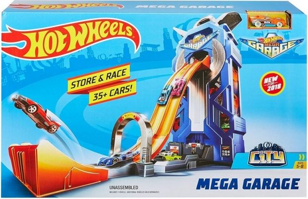 Hot Wheels CITY GARÁŽ SE ZÁVODNÍ DRÁHOU - obrázek 3