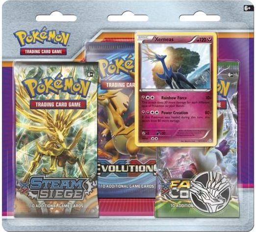Nintendo Pokémon 3 Pack Blister Xerneas/Yveltal - obrázek 1