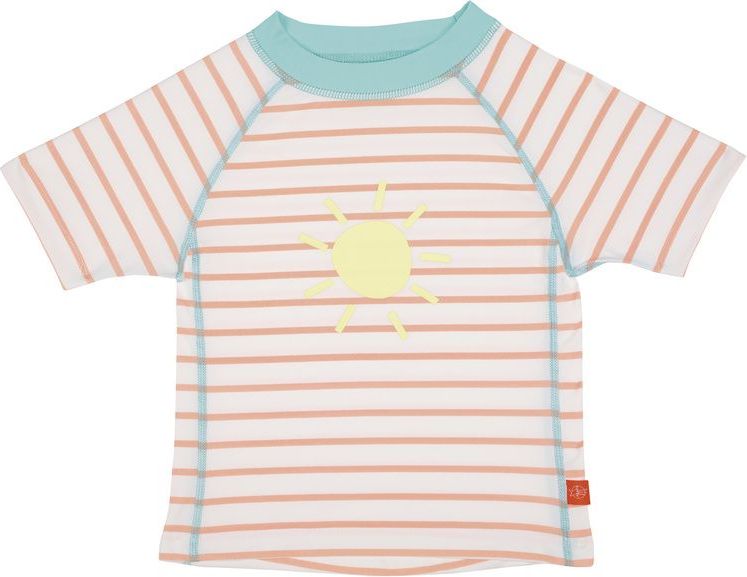 Tričko Lässig Rashguard Short Sleeve Girls Sailor Peach 24m+ - obrázek 1