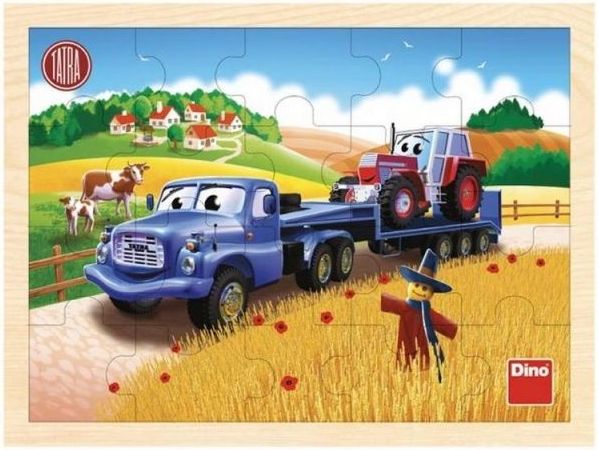 Dino Tatra tahač 20D dřev. Puzzle - obrázek 1