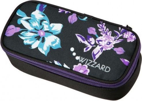 WALKER Školní pouzdro WIZZARD Flower Violet - obrázek 1
