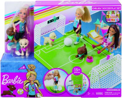 Barbie Chelsea fotbalistka herní set - obrázek 1