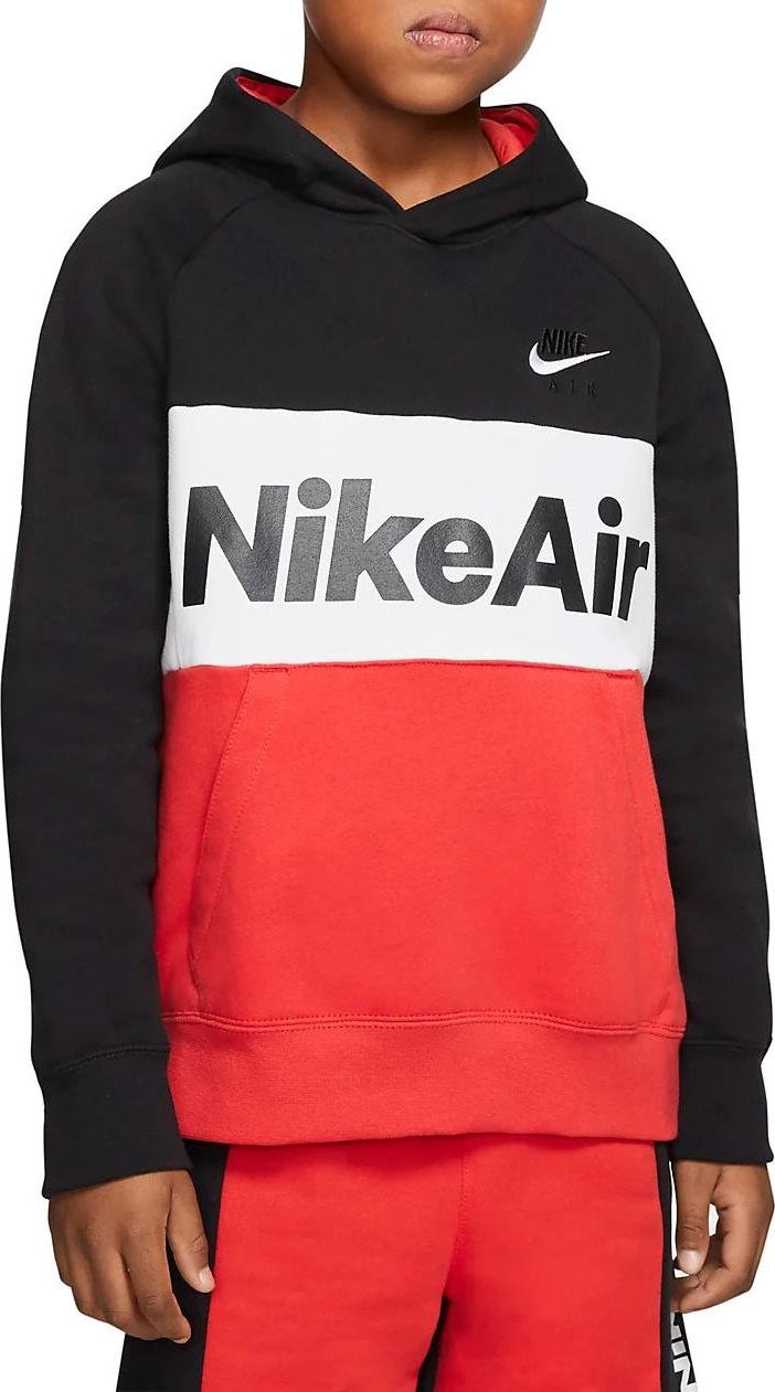 Mikina s kapucí Nike B NSW AIR PO cj7842-011 Velikost XL - obrázek 1