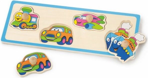 Lamps Dřevěné vkládačka - dopravní prostředky - obrázek 1