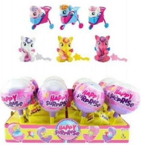 Teddies Sada s překvapením "lízátko" pro holky plast 18cm - obrázek 1