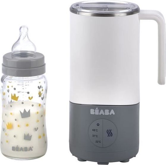 Béaba příprava mléka a sterilizátor Milk, 450 ml nerezový šedý - obrázek 1