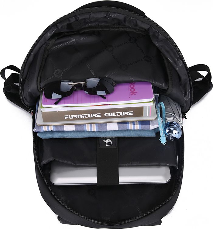 Unisex studentský batoh Tigernu 3032C Černý 18 l - obrázek 5