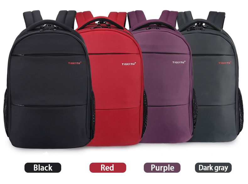 Unisex studentský batoh Tigernu 3032C Černý 18 l - obrázek 8