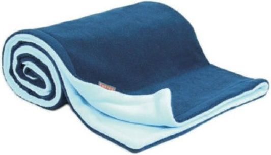 Emitex deka fleece 70x100 cm bez výšivky Tm. modrá/Sv. modrá 2018 - obrázek 1