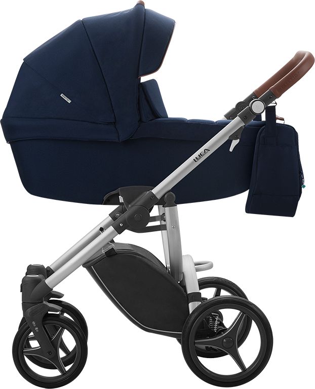 Kombinovaný kočárek stříbrná konstrukce Bebetto Luca 02 2019 - obrázek 1