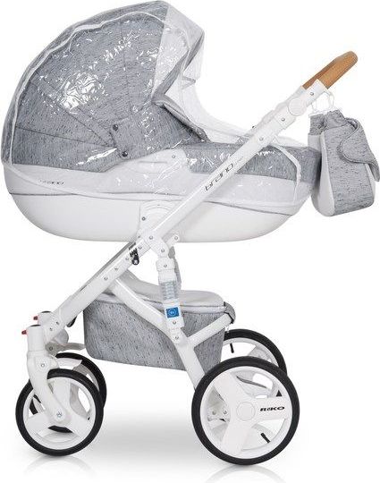 Kombinovaný kočárek Riko Brano Luxe Latte 2019 - obrázek 2