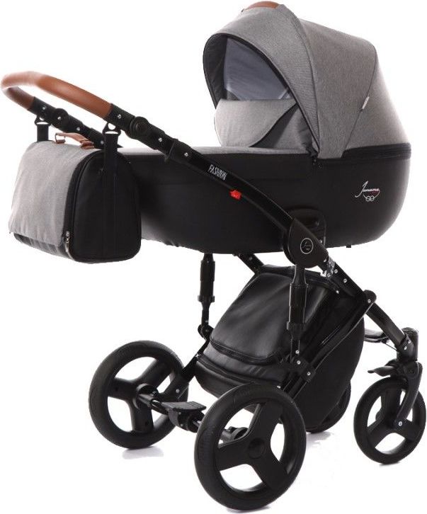 Kombinovaný kočárek Junama Madena 03 Schwarz 2019 - obrázek 1