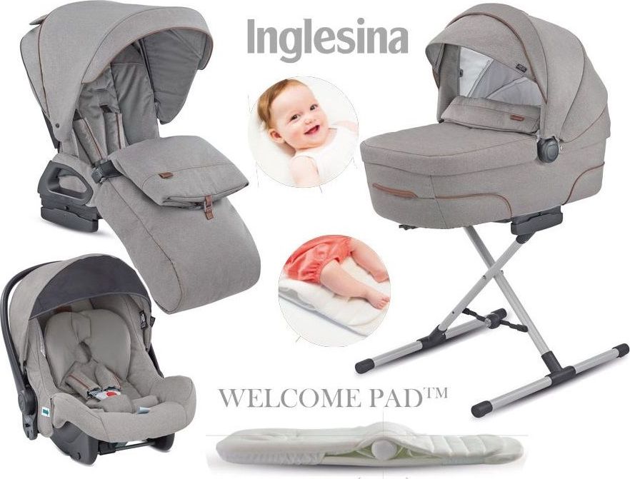 Set bez podvozku Inglesina Quad Quattro Derby Grey 2019 - obrázek 1