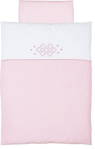 Povlečení do postýlky Ceba Caro Pink 2-dílné - obrázek 1