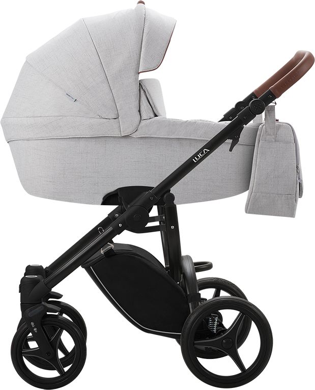 Kombinovaný kočárek černá konstrukce Bebetto Luca 10 2019 - obrázek 1