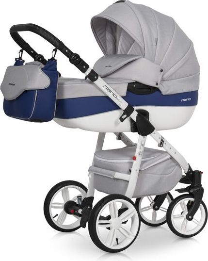 Kombinovaný kočárek Riko Nano Ecco Denim 2019 - obrázek 1