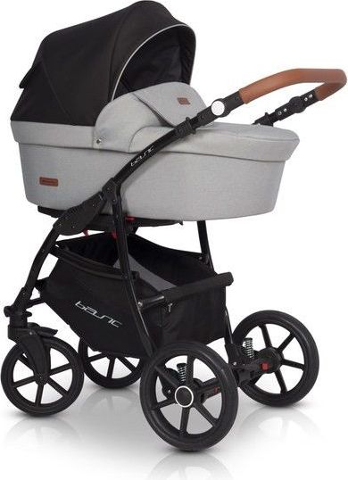 Kombinovaný kočárek Riko Basic Plus 02 Grey Fox 2019 - obrázek 1