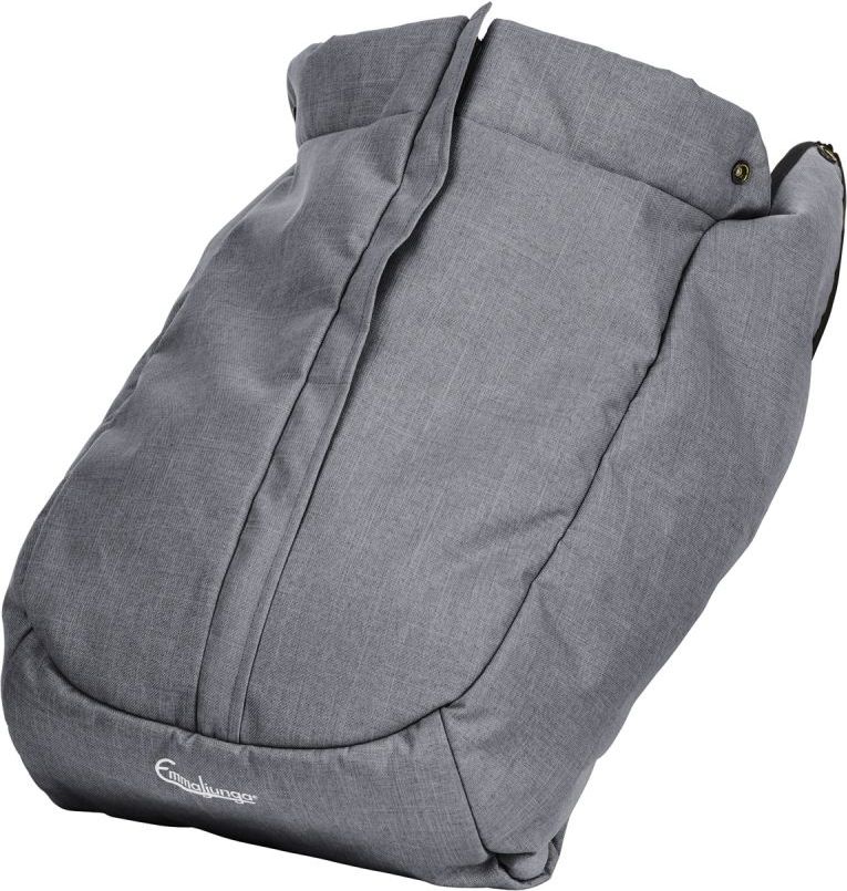 Nánožník Emmaljunga NXT Flat Lounge Grey Eco 2020 - obrázek 1