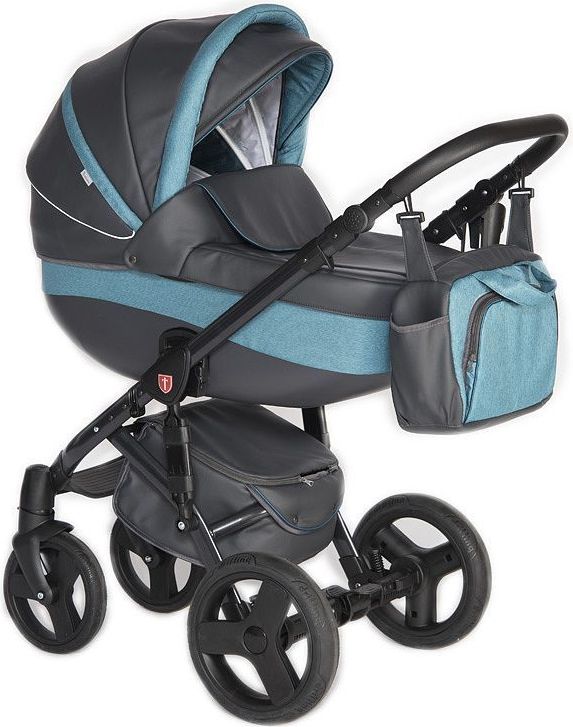 Kombinovaný kočárek Tudore Trapper Urban Sport Dark 2019 - obrázek 1