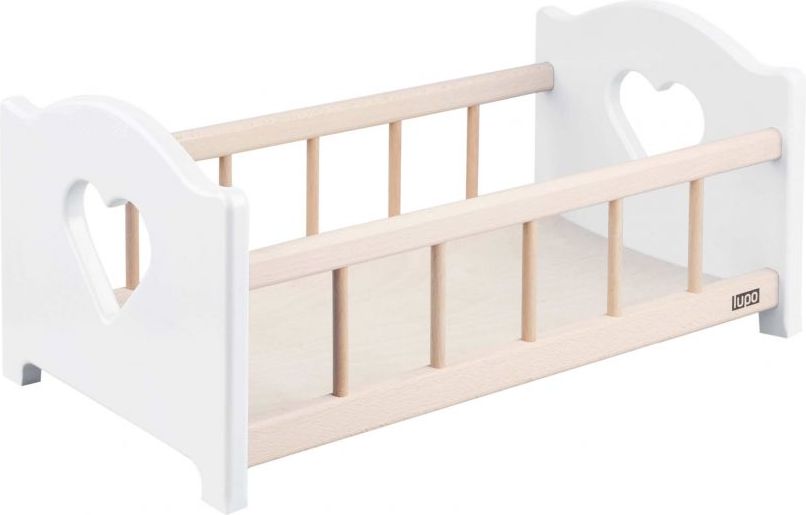 Postýlka pro panenky Lupo Toys XL White 2019 - obrázek 1