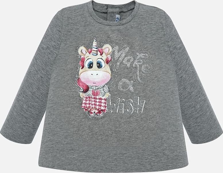 Tričko Mayoral Unicorn Grey 9m+ - obrázek 1