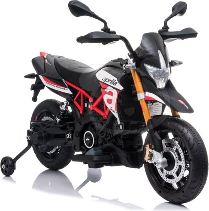 Elektrická motorka Aprilia - černo-červená - obrázek 11