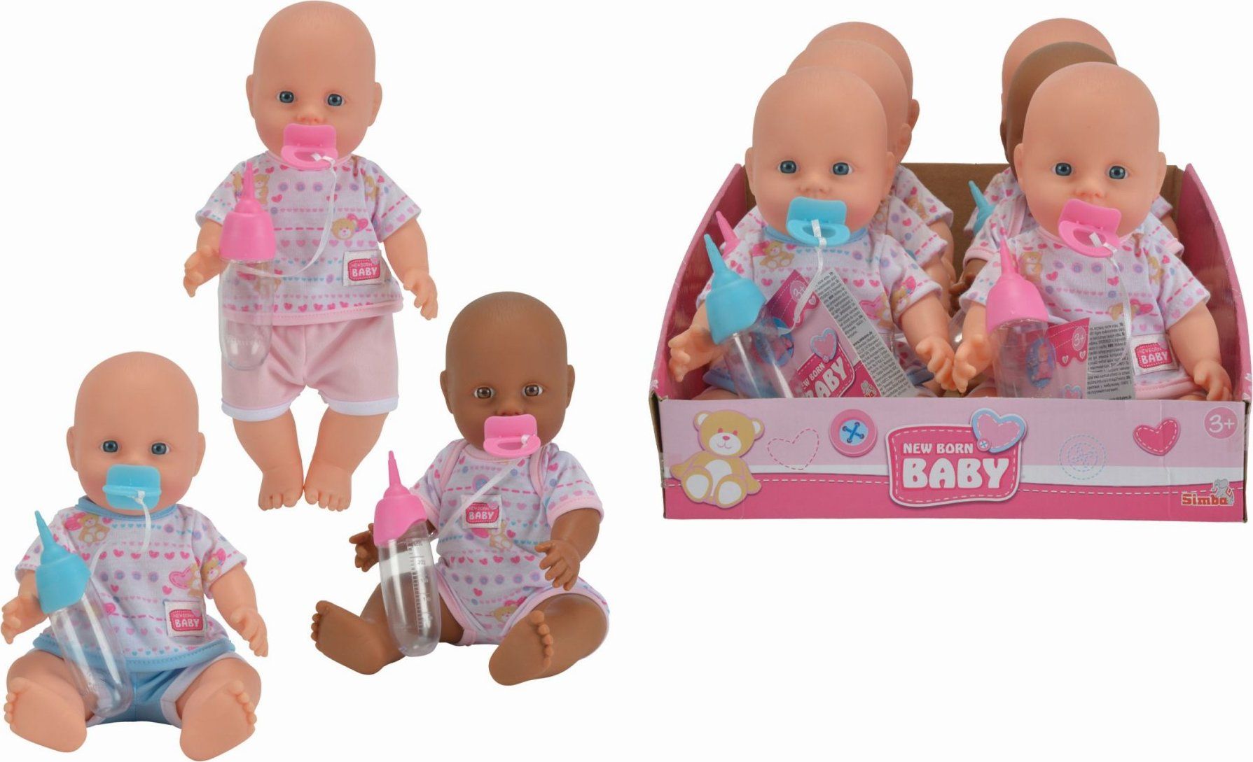 SIMBA Panenka pije,čůrá,30cm,příslušenství,6DP - obrázek 1
