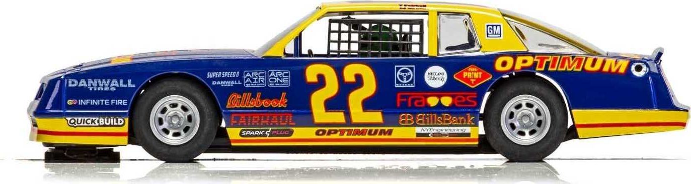 Autíčko Super Resistant SCALEXTRIC C4038 - Chevrolet Monte Carlo 1986 - 'Optimum' No22 (1:32) - obrázek 3