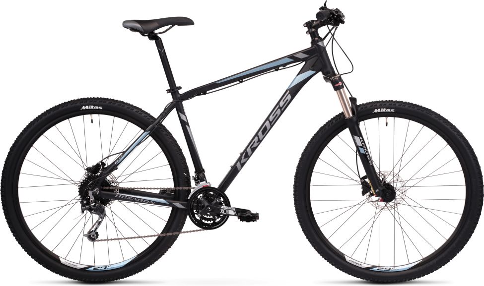 Kross Hexagon 8.0 27,5" - model 2020 černá/grafitová/kovová - S (17'') - obrázek 1