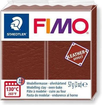 FIMO® "Leather Effect", oříšková 57g - obrázek 1