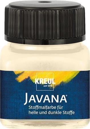 Barva na světlý a tmavý textil, vanilková, 20 ml, JAVANA - obrázek 1