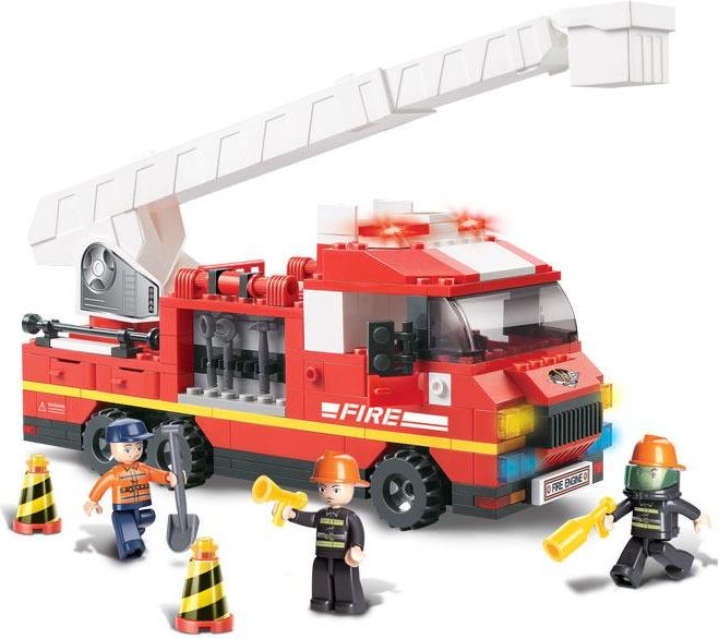Stavebnice Hasiči - hasičské auto, 270 dílků - obrázek 1