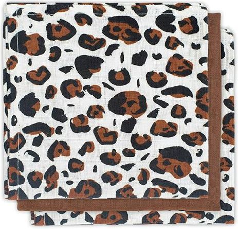 Jollein Ručníček 31x31cm (3ks) Leopard natural - obrázek 1