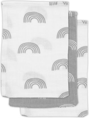 Jollein Žínka 15x21cm (3ks) Rainbow grey - obrázek 1