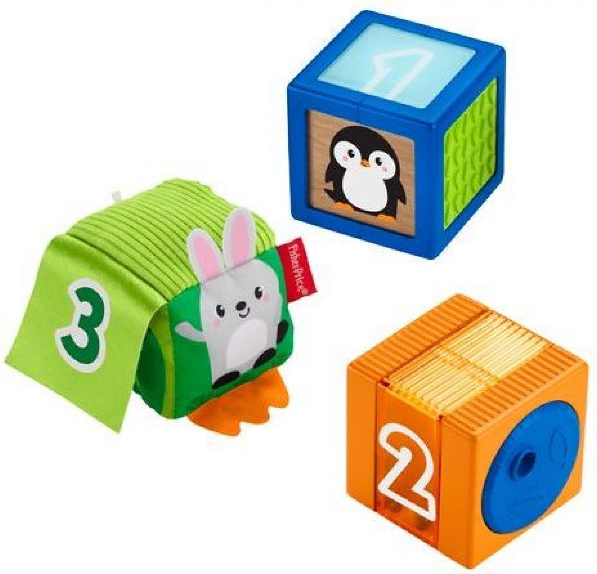 Fisher Price kostky pro rozvoj smyslů - obrázek 1
