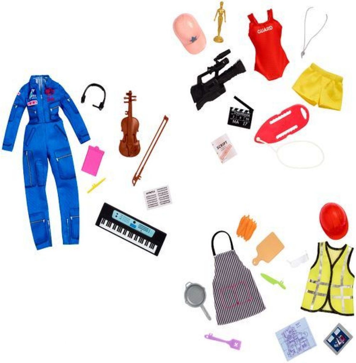 Mattel Barbie oblečky pro povolání s překvapením - obrázek 1