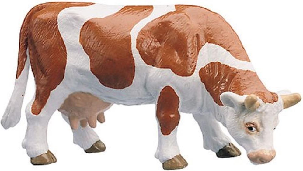 Bullyland - Kráva velká hnědo-bílá - obrázek 1
