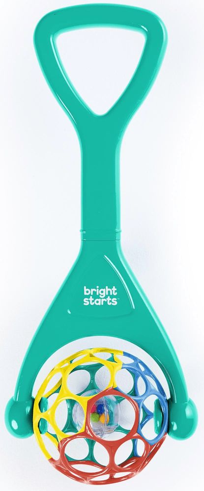 Bright Starts Hračka Oball™ Roller, 6m+ tyrkysová - obrázek 1