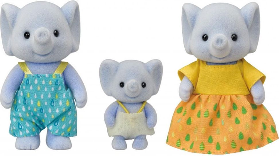 Sylvanian Families Rodina 3 slonů - obrázek 1