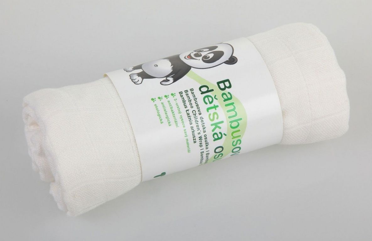 Dětské bambusové osušky zelená - obrázek 6