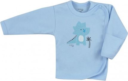 Kojenecká bavlněná košilka Koala Farm modrá, Modrá, 56 (0-3m) - obrázek 1
