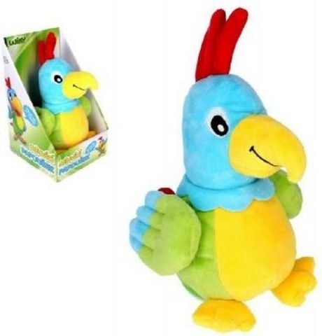 Wiky Papoušek mluvící plyš 24cm na baterie - obrázek 1